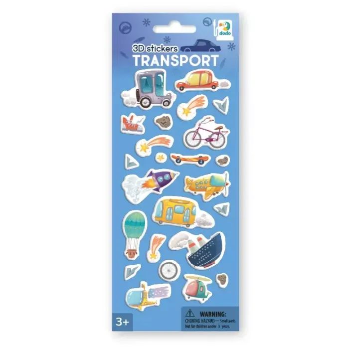 Стикер-наклейка DoDo 3DТранспорт Фото