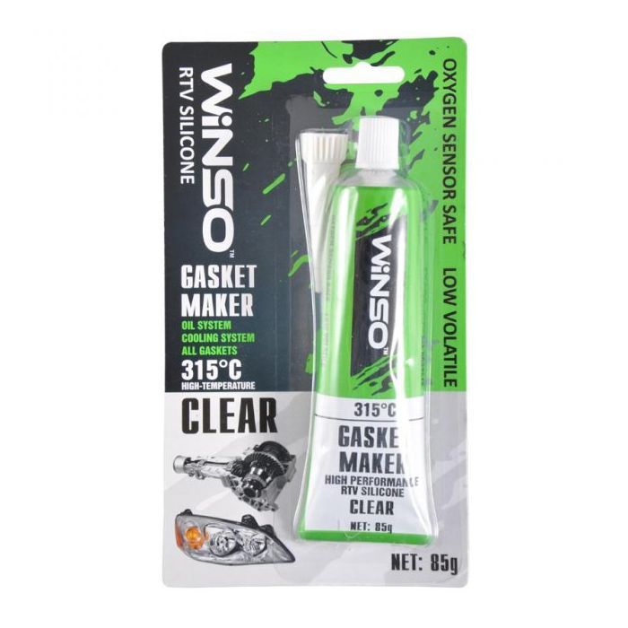 Герметик автомобильный WINSO прозрачный 85г Фото