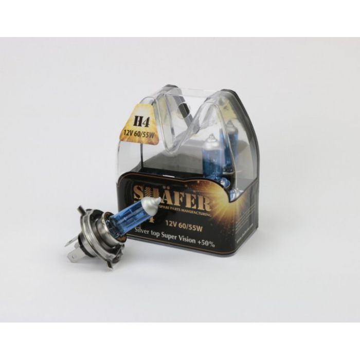 Автолампа SHAFER H412V60/55WSilvertopSuperVision+50 Фото