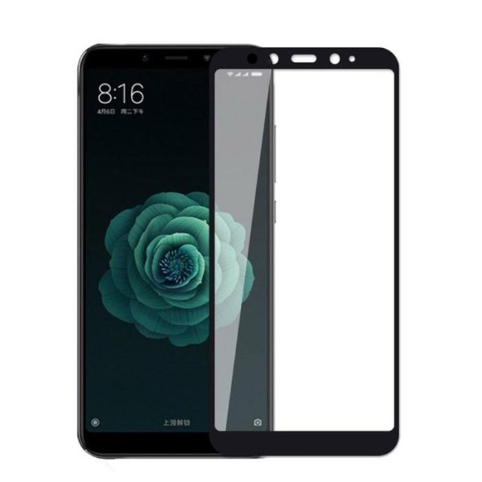 Стекло защитное PowerPlant Full screen Xiaomi Mi A2, Black Фото