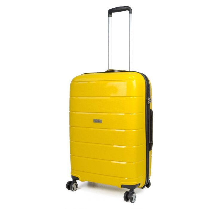 Чемодан Paklite Mailand Deluxe Yellow M Фото