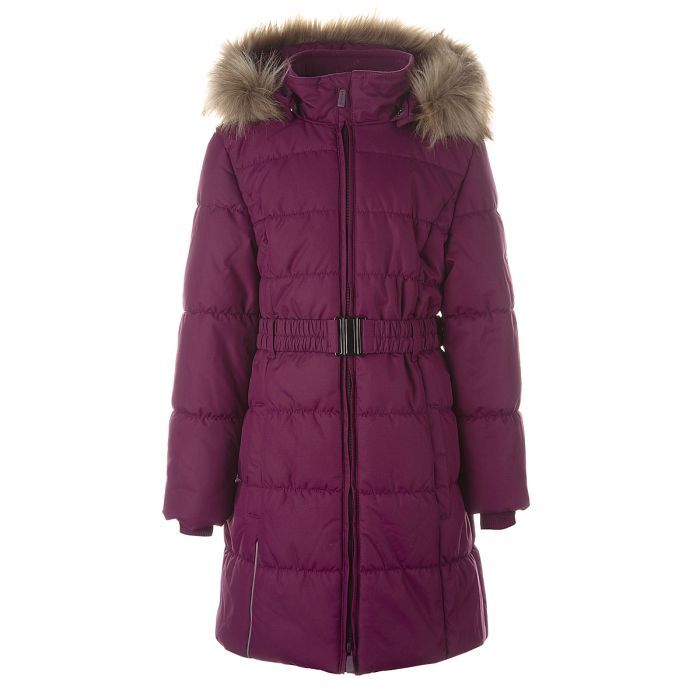 Пальто детское Huppa YACARANDA 12030030 бордовый 140 Фото