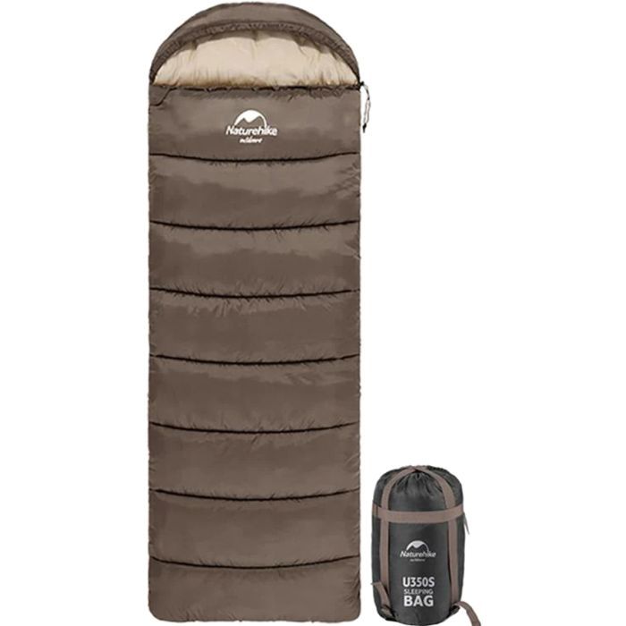 Спальный мешок Naturehike U150 NH20MSD07 Brown Right Фото