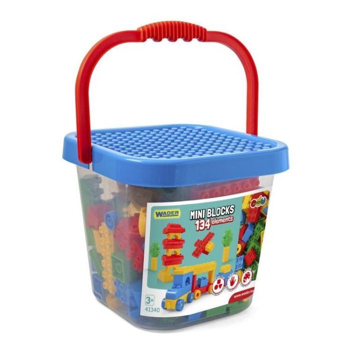 Конструктор Wader Ведро с конструктором большое Фото