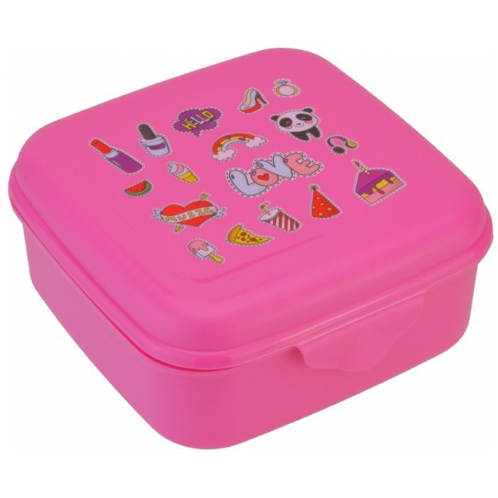 Ланч-бокс детский Economix LOVE 850 мл, розовый Фото