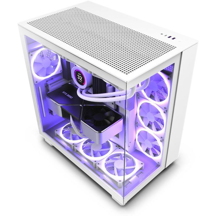 Корпус для ПК NZXT H9 Flow Edition White Фото