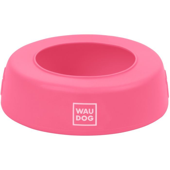 Посуда для собак WAUDOG Silicone Миска-непроливайка 750 мл рожева Фото