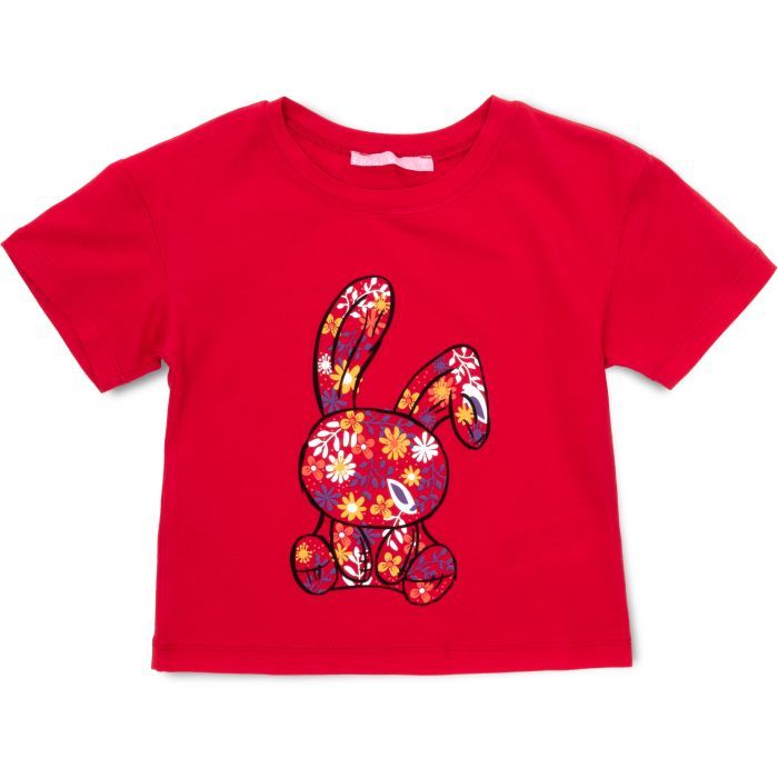 Футболка детская First kids із зайчиком Фото