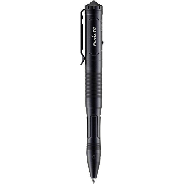 Тактическая ручка Fenix T6 з ліхтариком Black Фото