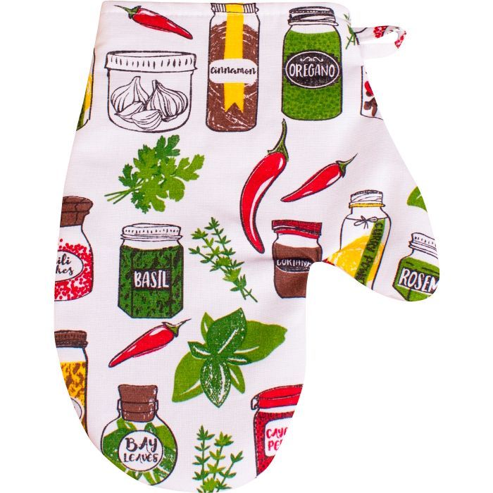 Кухонная прихватка MirSon рогожа/полупанама №212 - Spices Фото