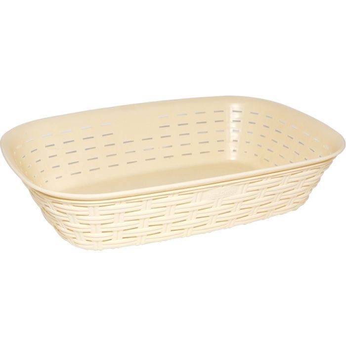 Хлебница Irak Plastik 2,5 л під ротанг бежева Фото
