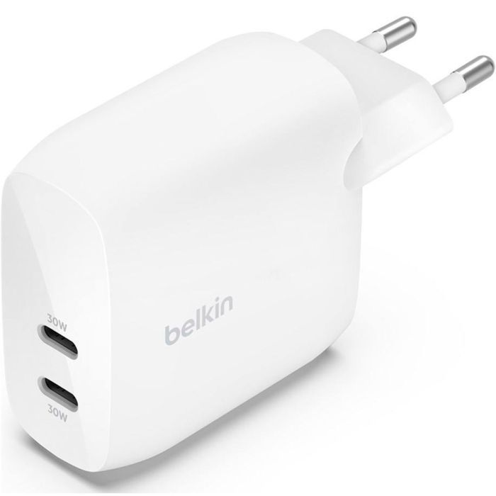 Зарядное устройство Belkin 30W 2хUSB-С PD PPS white Фото