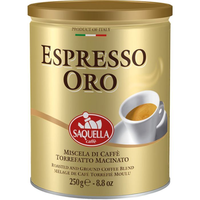 Кофе SAQUELLA Espresso ORO молотый 250 г Фото