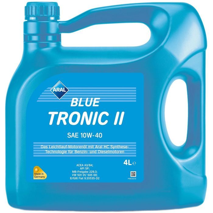 Моторное масло Aral BlueTronic II 10W-40, 4л Фото