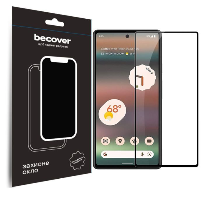 Стекло защитное BeCover Google Pixel 7a Black Фото