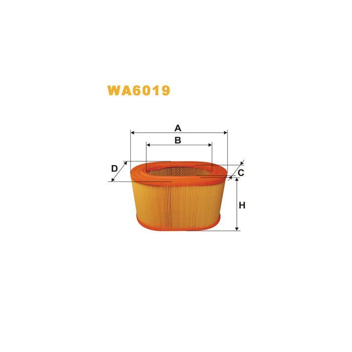 Воздушный фильтр для автомобиля Wixfiltron WA6019 Фото