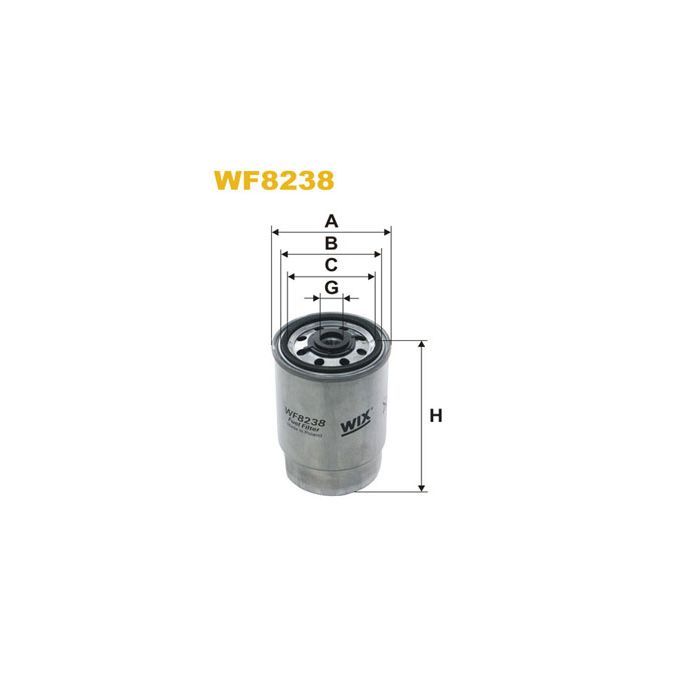 Фильтр топливный Wixfiltron WF8238 Фото