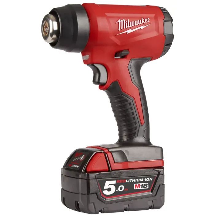 Строительный фен Milwaukee M18 BHG-502C 2x5Ah, кейс Фото
