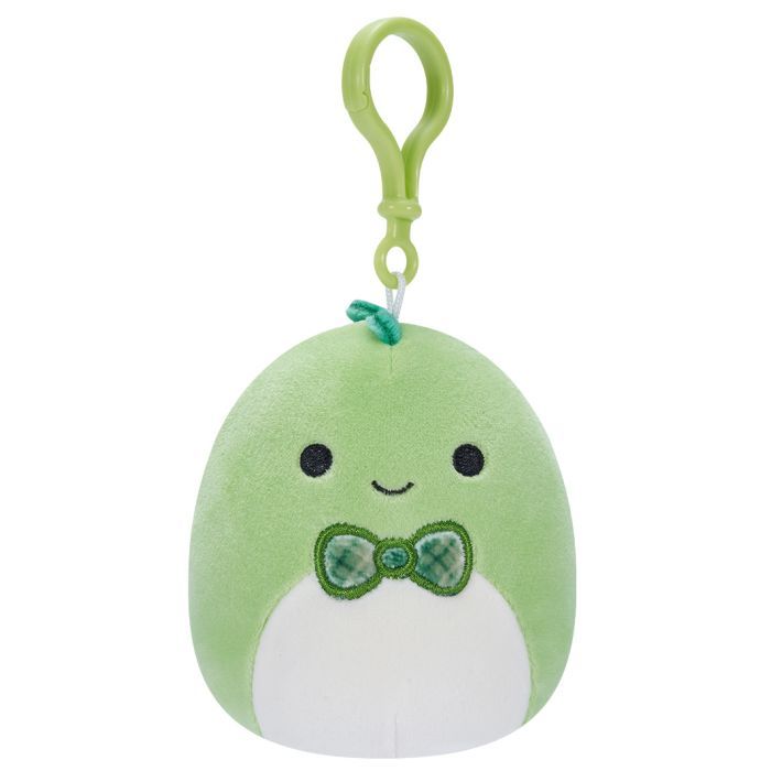 Мягкая игрушка Squishmallows на клипсе – Дино Дэнни 9 см Фото