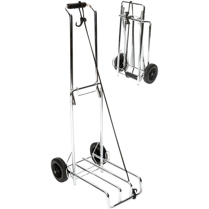 Сумка-тележка Bo-Camp господарський Luggage Trolley Foldable 40 kg Срібл Фото