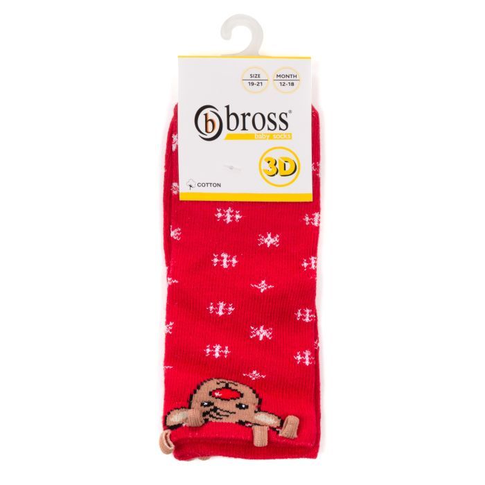 Носки детские Bross новогодние с оленем Фото