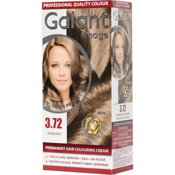 Краска для волос Galant Image 3.72 - Кофейный блондин Фото