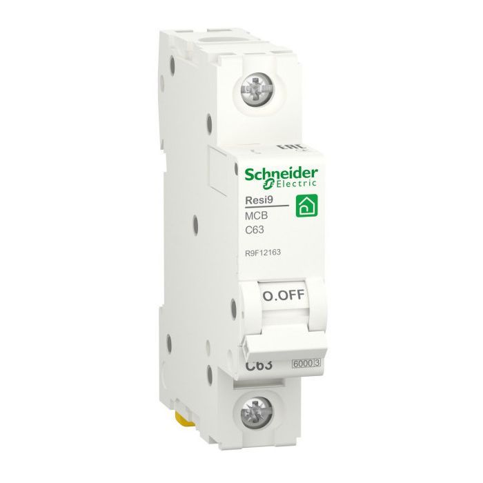 Автоматический выключатель Schneider Electric RESI9 6kA 1P 63A C Фото
