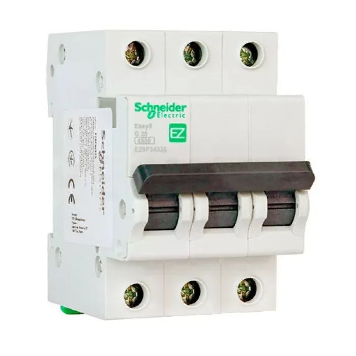 Автоматический выключатель Schneider Electric Easy9 3P 25A C Фото