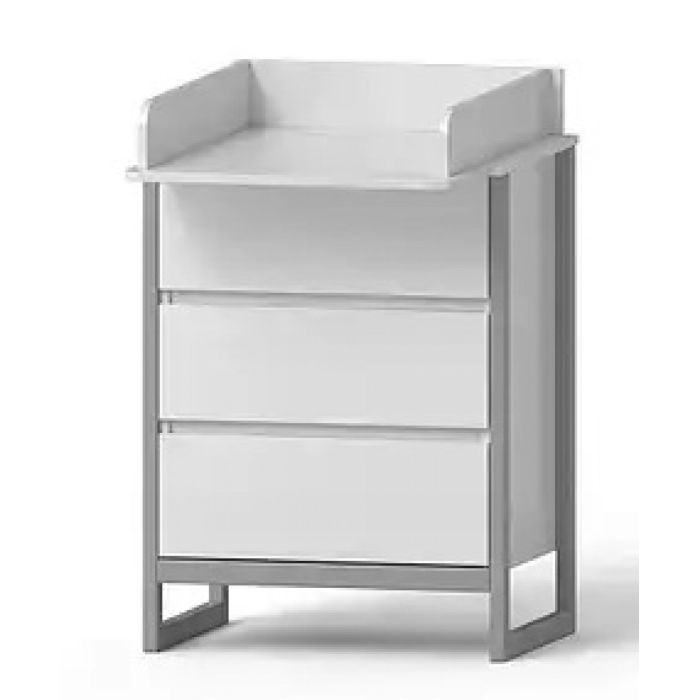 Комод-пеленатор Angelo Magic 60 см бело-серый 60х51х90 Фото