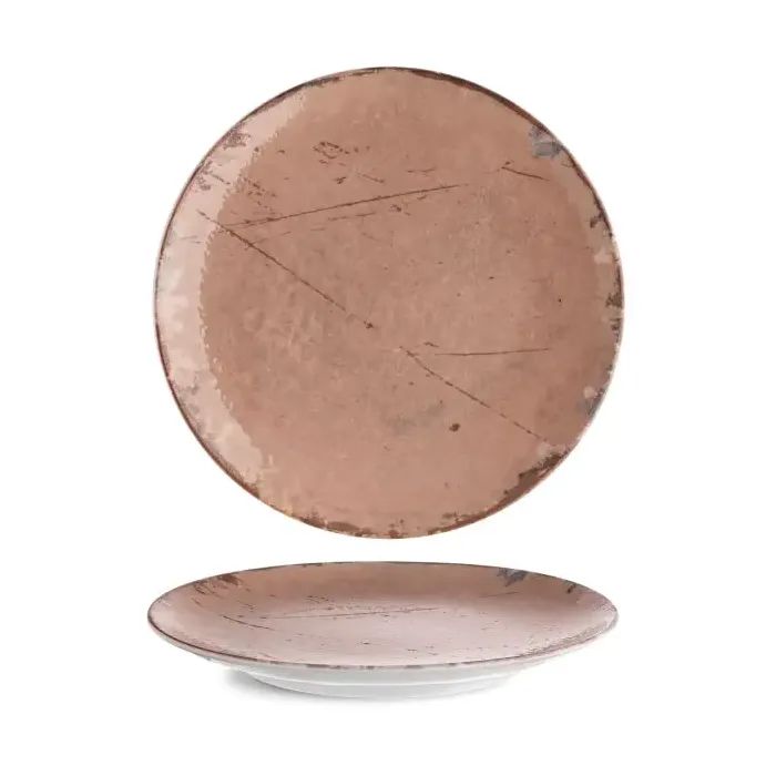 Тарелка G.Benedikt Isabelle кругла 24 см Stone Ginger Фото