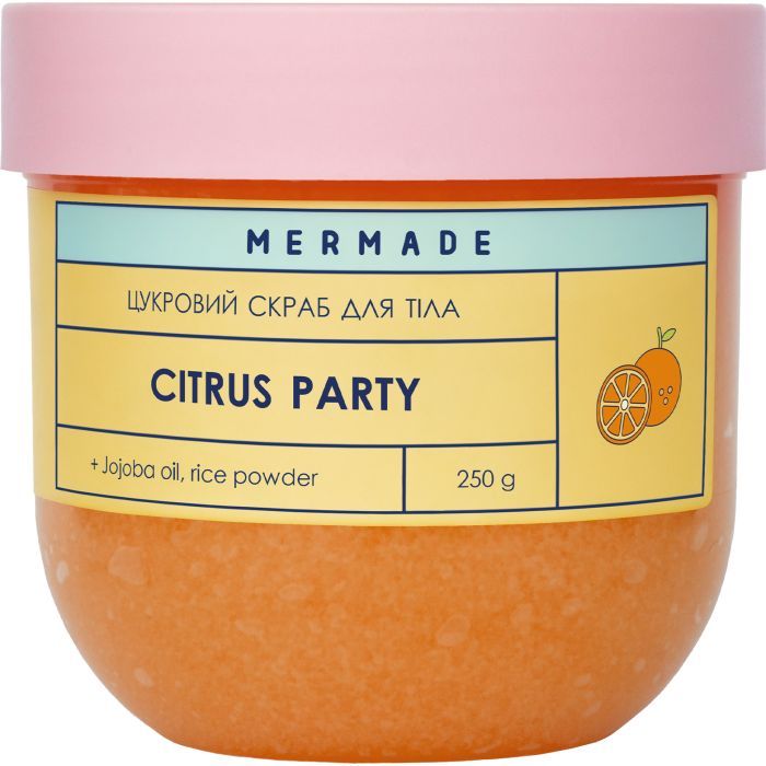 Скраб для тела Mermade Citrus Party Цукровий 250 г Фото