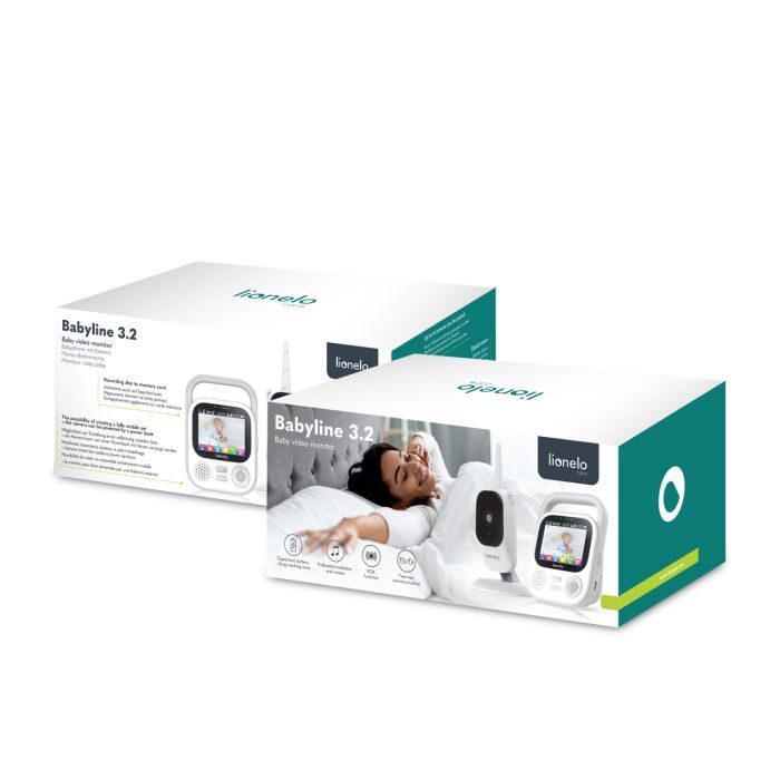 Видеоняня Lionelo BabyLine 3.2 white Фото 3