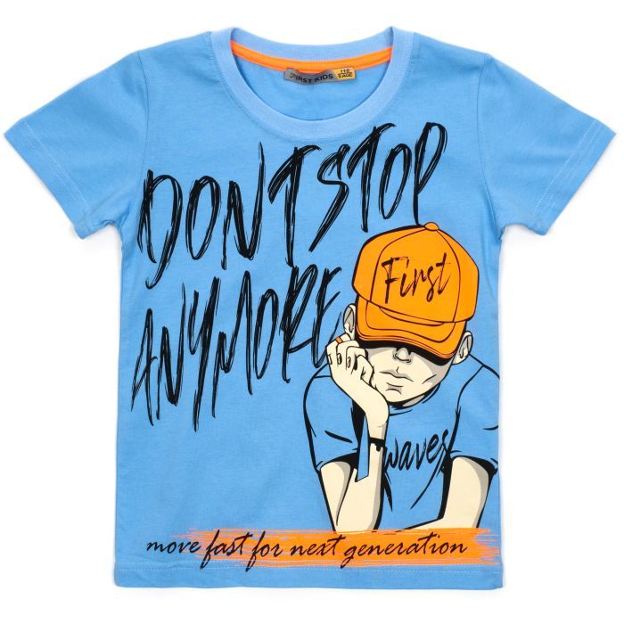 Футболка детская First kids DON’T STOP Фото