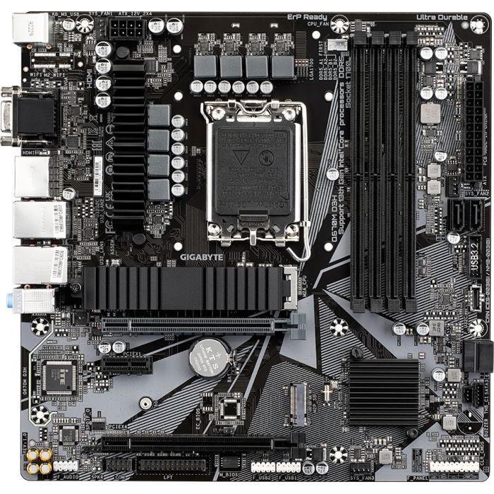 Материнская плата GIGABYTE Q670M D3H Фото