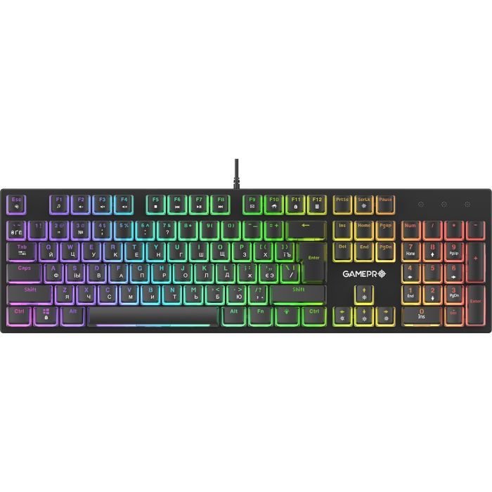 Клавиатура GamePro MK85R Red Switch RGB USB Black Фото