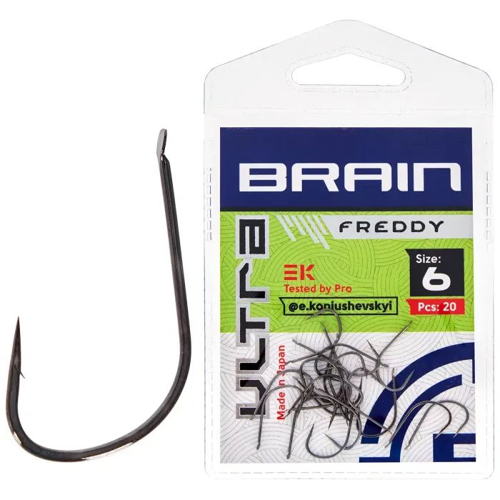 Крючок Brain Ultra Freddy 6 (20шт/уп) Фото