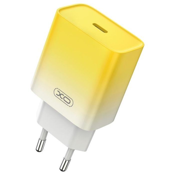 Зарядное устройство XO CE18 PD30W USB-C Yellow Фото