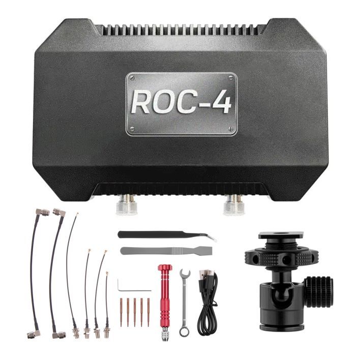Усилитель сигнала для дрона Acasom ROC-4 Black 2.4G/5.15/5.8G (10Вт) + кріплення до ш Фото