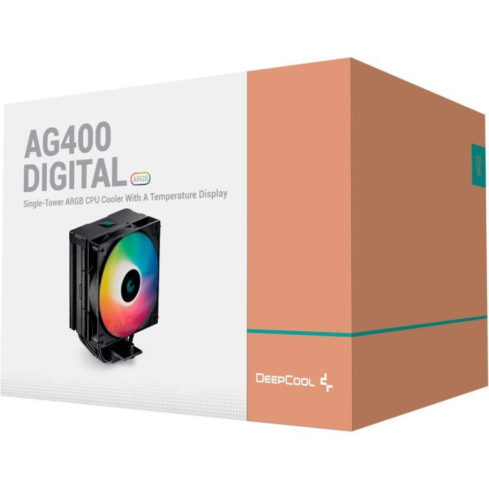 Кулер для процессора Deepcool AG400 DIGITAL BK ARGB Фото 9