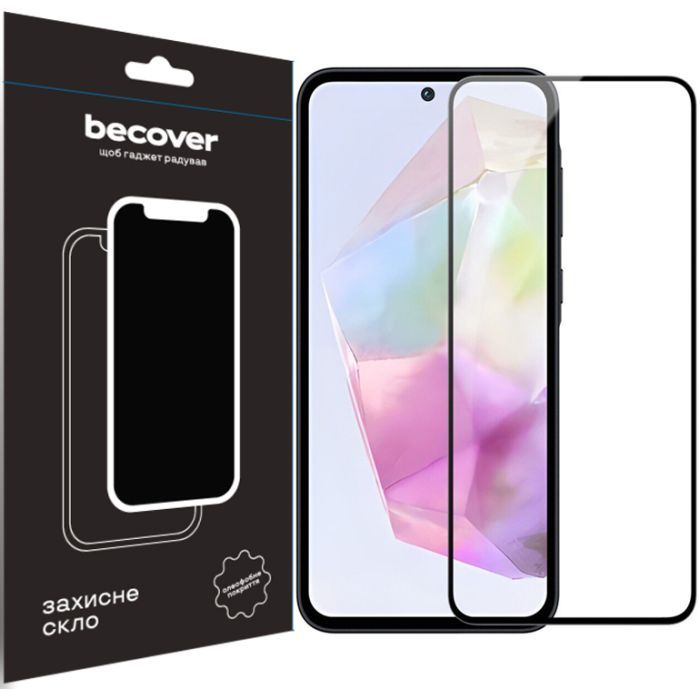Стекло защитное BeCover Samsung Galaxy A35 5G SM-A356 Black Фото