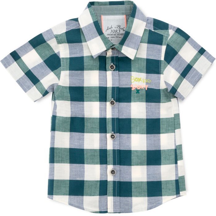 Рубашка детская Aziz у клітинку Фото