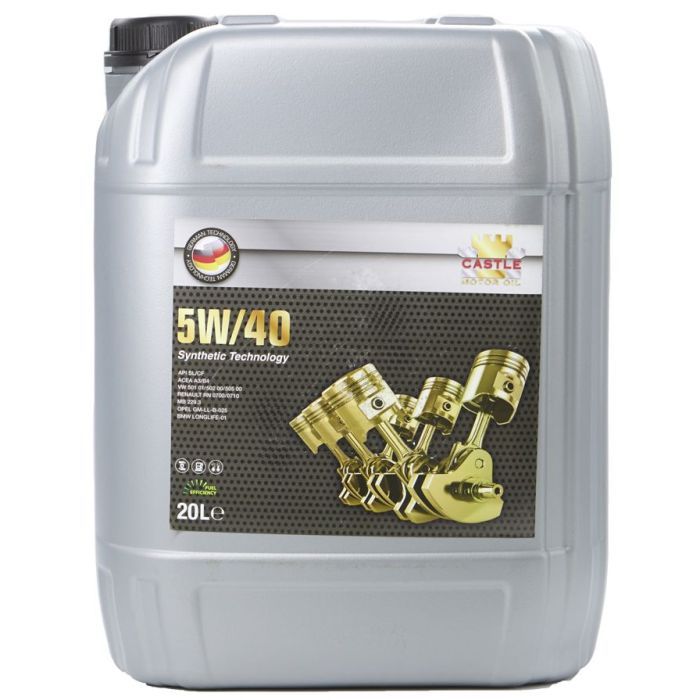 Моторное масло CASTLE MOTOR OILS 5W40 20л Фото