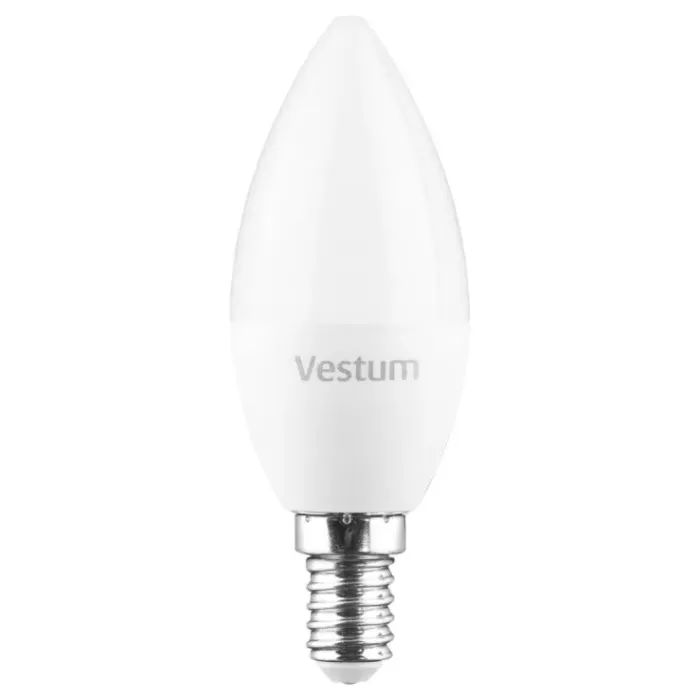 Лампочка Vestum С37 8W 3000K 220V E14 Фото