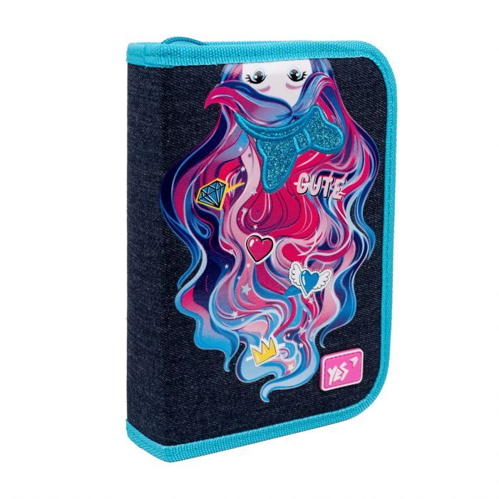 Пенал Yes Caramel Girl HP-04 с двумя клапанами Фото