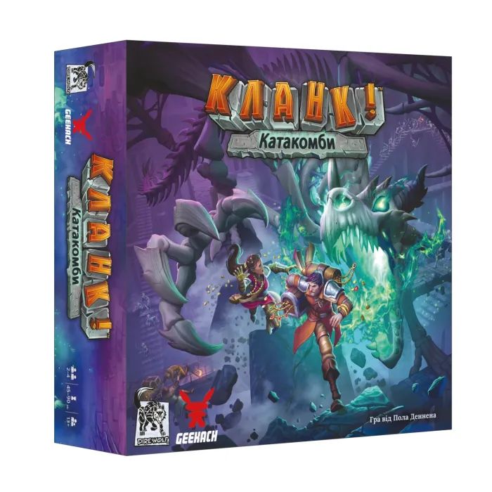 Настольная игра Geekach Games Кланк! Катакомби (Clank! Catacombs) (укр.) Фото