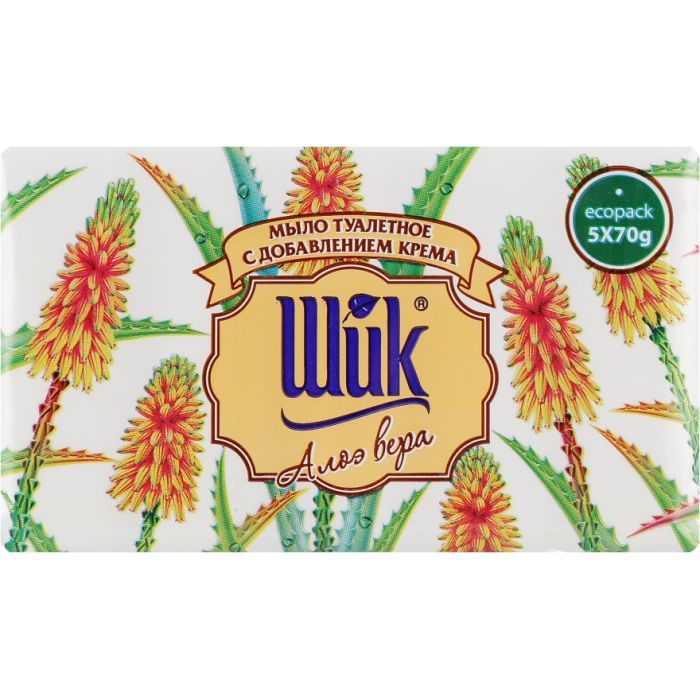 Твердое мыло Shik Алоэ вера 5 х 70 г Фото