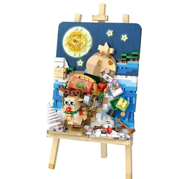 Конструктор LOZ mini Sleigh car без фигурок Фото