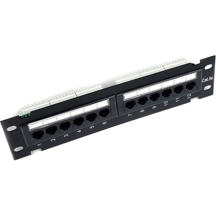 Патч-панель Eserver настінна 12 портів 5e UTP Фото