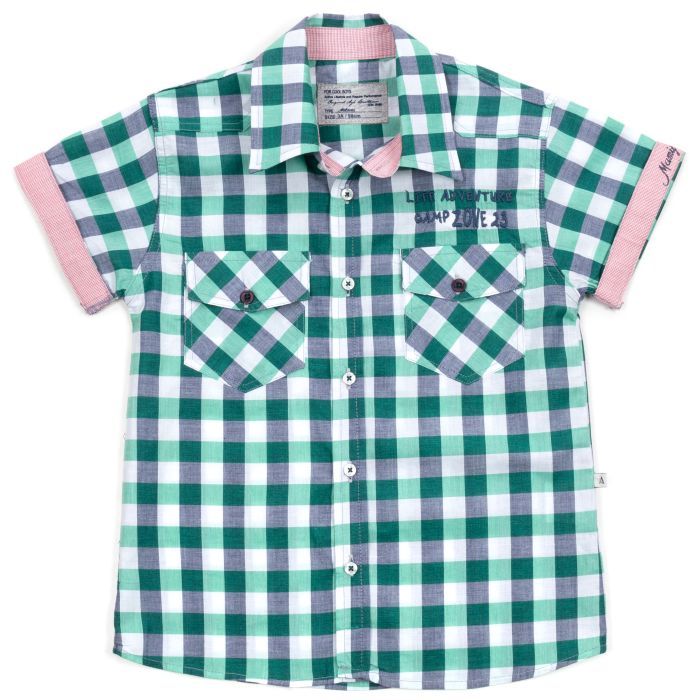 Рубашка детская Aziz в клетку Фото