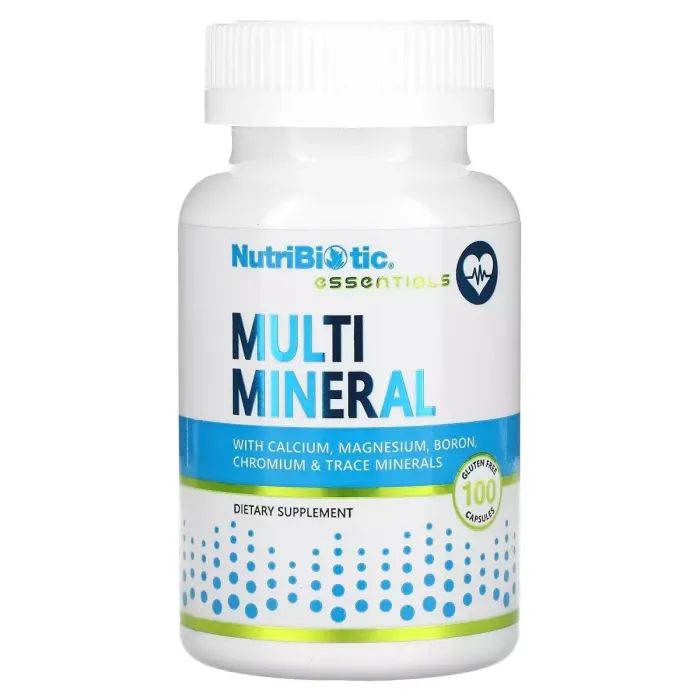 Витаминно-минеральный комплекс NutriBiotic Мультиминералы, Essentials, Multi Mineral, 100 ка Фото